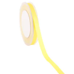 Double Faced Satin Ribbon; Light Yellow